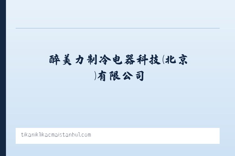醉美力制冷电器科技（北京）有限公司 列表图